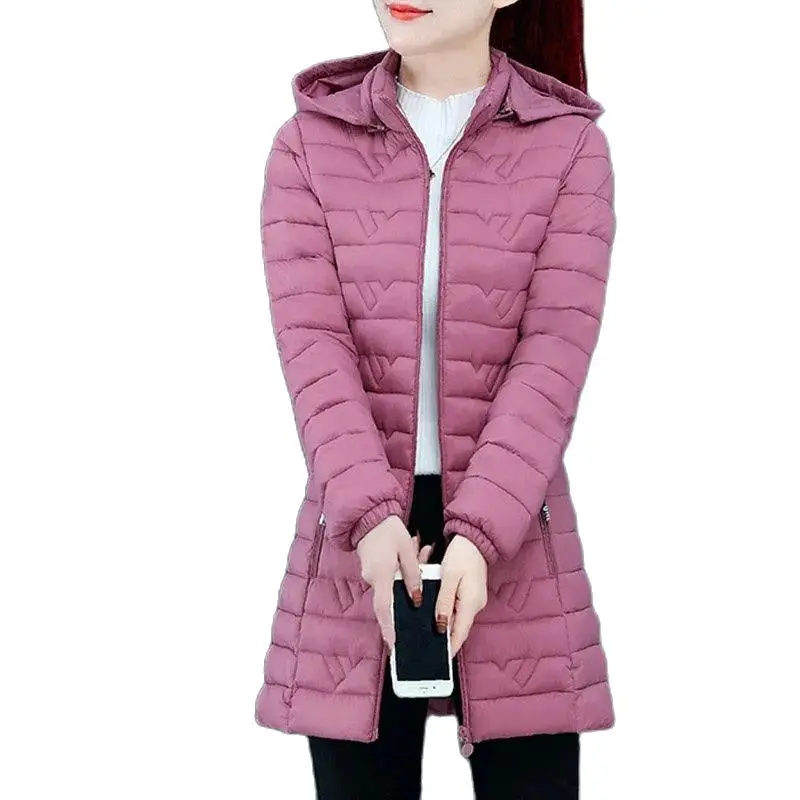 Women Winter Down Cotton-padded Jacket Slim-fitting Jacket 2021 Female New Korean Loose Bread Coat Mid-length Women Jacket A273