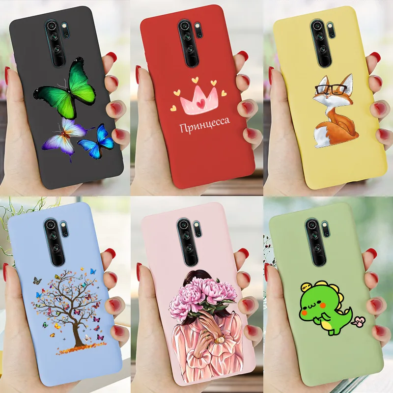 Чехол для Redmi Note 8 милый мультяшный Силиконовый ТПУ мягкий чехол карамельного