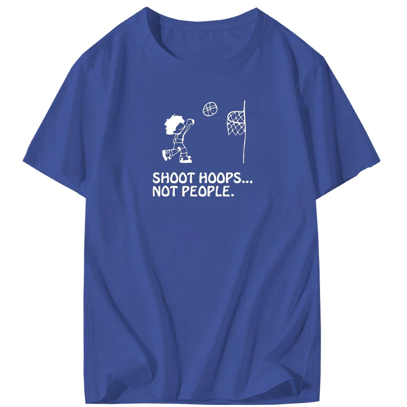 men t shirt cotton shooting basketball is not a person to stop violent lovers soft black | Мужская одежда