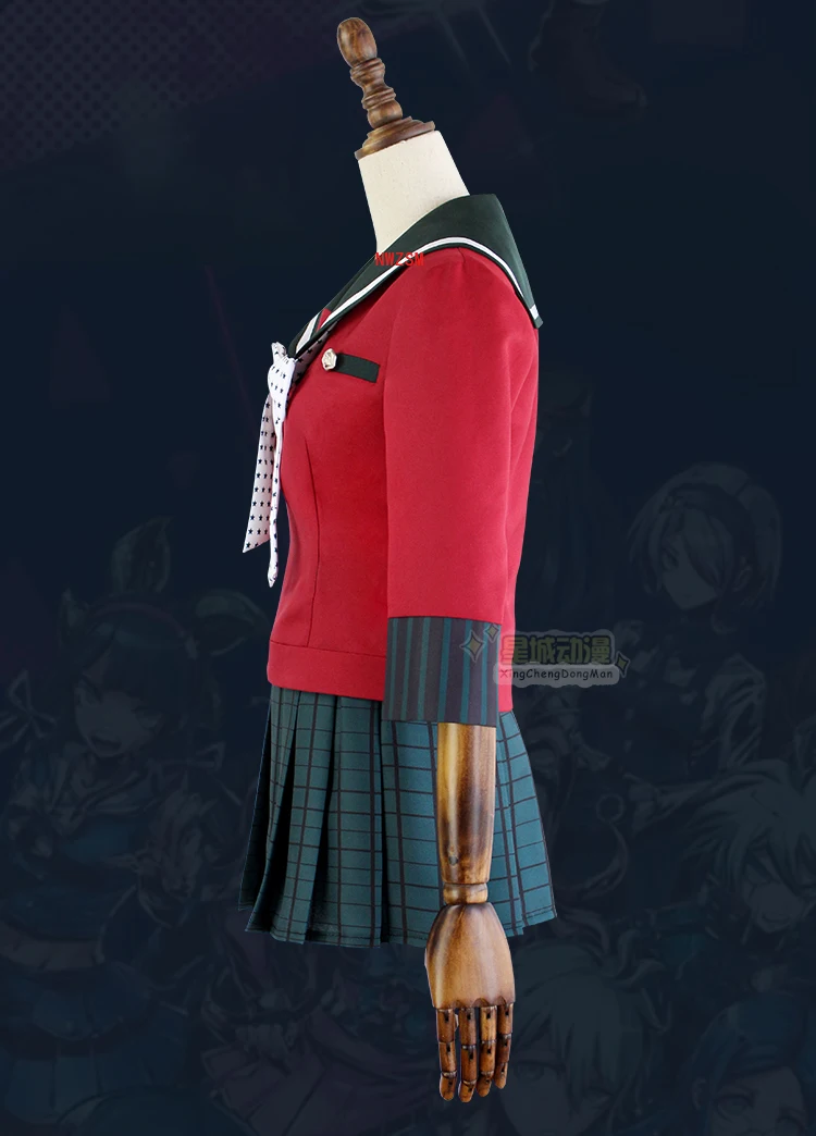 Аниме Danganronpa Косплей Harukawa Маки костюмы для косплея парик летнее пляжное платье
