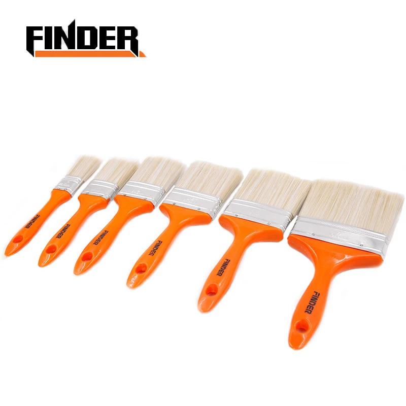

FINDER 6 шт./компл. стены Краски кисть 1 "/1,5"/ 2 "/ 2. 5"/ 3 "/ 4" дюймов бытовой декоративная краска для стен Краски инструмент художественные масляные К...