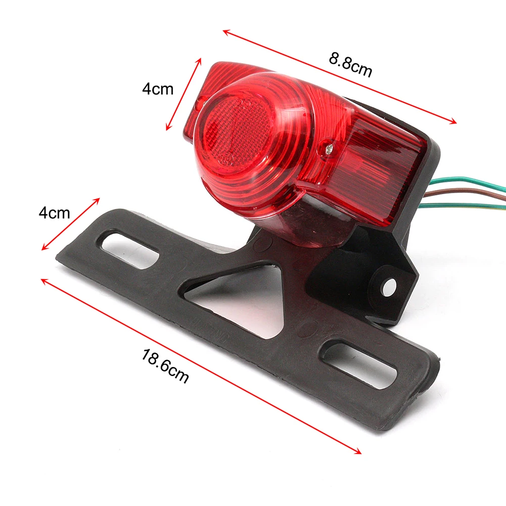 

Motorcycle Tail Rear Light LED Rear Lamp Taillight Motorbike Brake Stop Lights Moto Turn Signals for Honda Yamaha