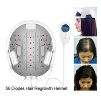 2021 upgrate hair regrow laser helmet 56 diodes treatment fast growth cap hair loss solution hair regrowth machine