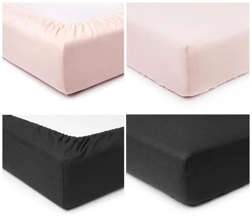 Простыня тонкая однотонная из 100% льна 1 шт./компл. простыня двойная/двуспальная