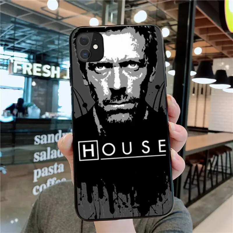 Чехол-накладка HPCHCJHM для iPhone 11 pro XS MAX 8 7 6 6S Plus X 5S SE 2020 XR мягкий в стиле Доктор Хаус |