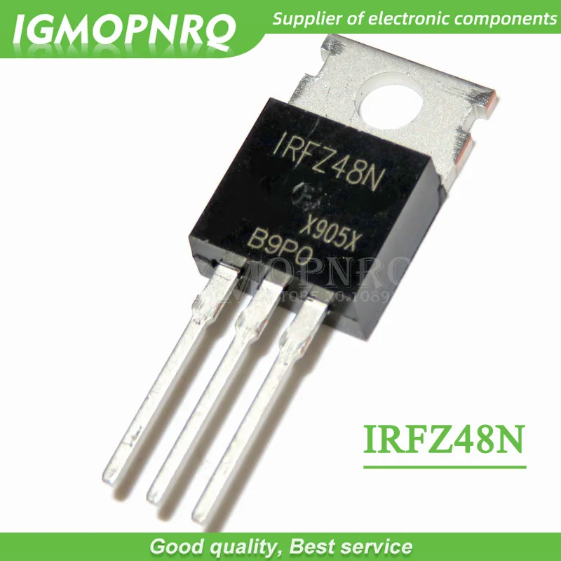 10 шт. IRFZ48N IRFZ48 IRFZ48NPBF MOSFET MOSFT 55В 64A 14 МОМ 54nC-220
