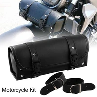 great capacity tool pouch adjustable faux leather waterproof motorcycle roll storage bag for honda