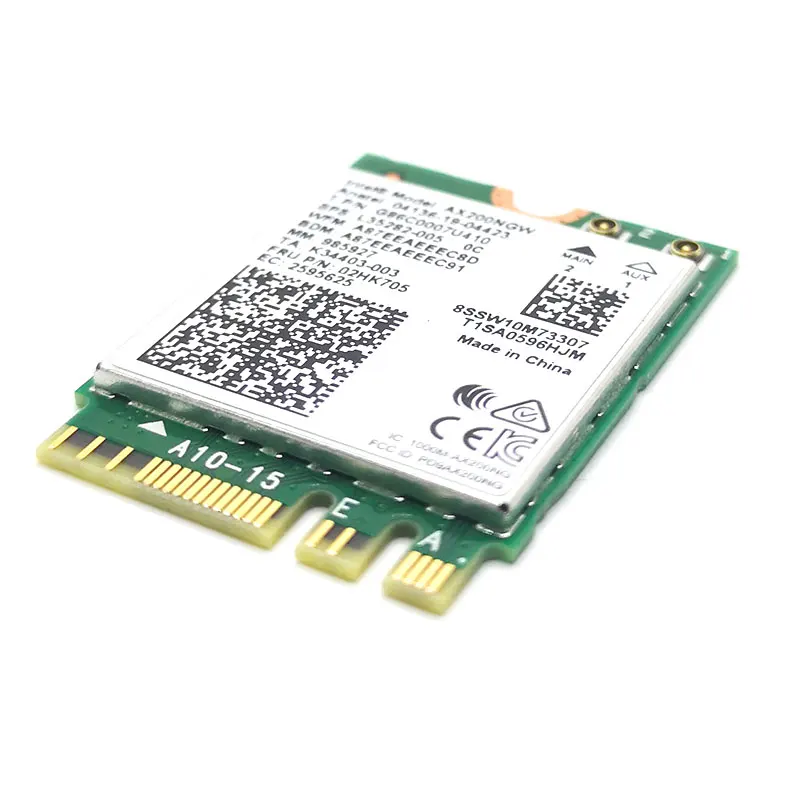 Беспроводной M.2 Wifi 6 Intel AX200 2974 Мбит/с Bluetooth 5 1 Wlan 802.11ax MU MIMO NGFF Wi Fi карта AX200NGW|Сетевые