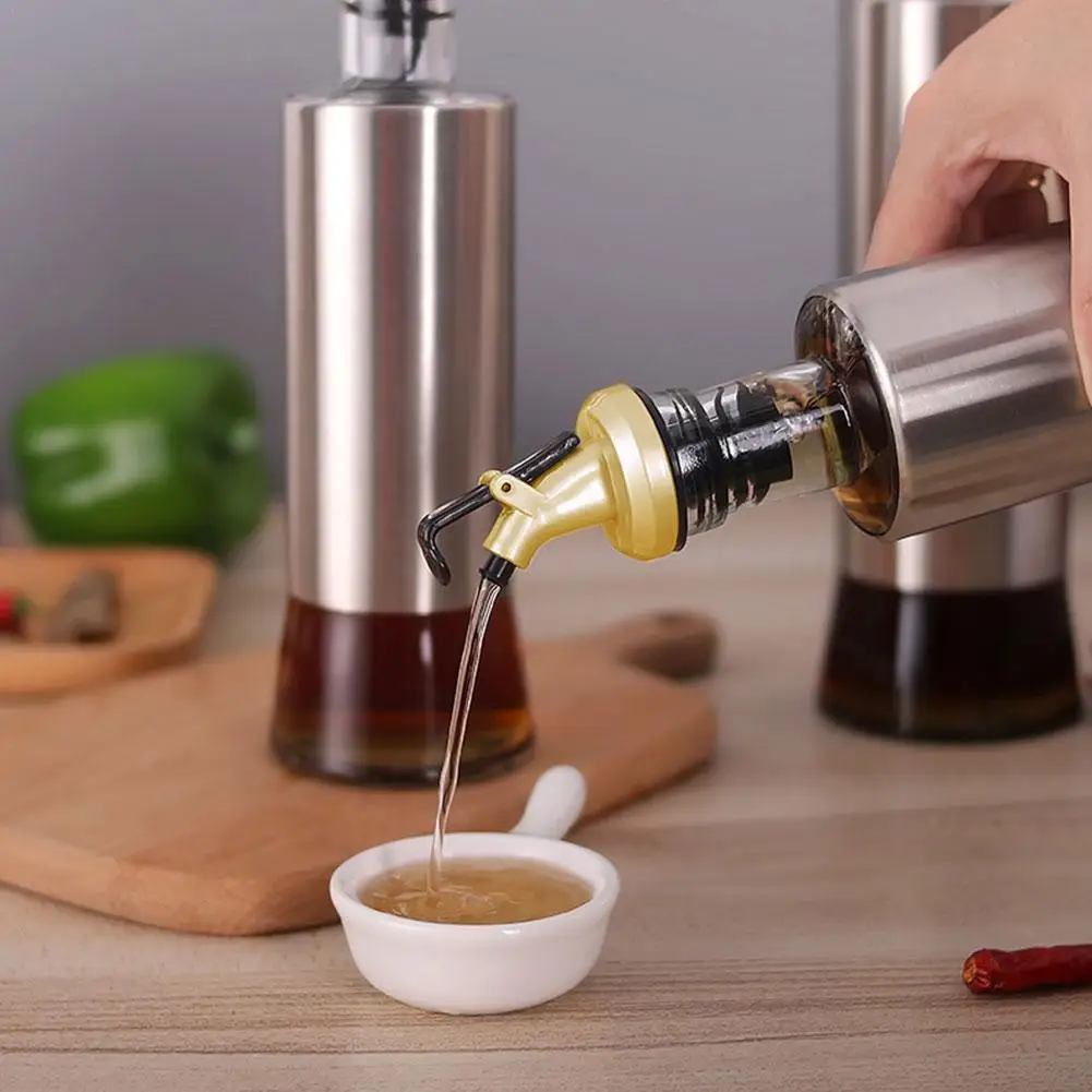 

1Pcs Bottle Pourer Spout Stopper Dispenser Olive Oil Kitchen Flip Liquor Sprayer Flow Tools Set Wine Z8W5