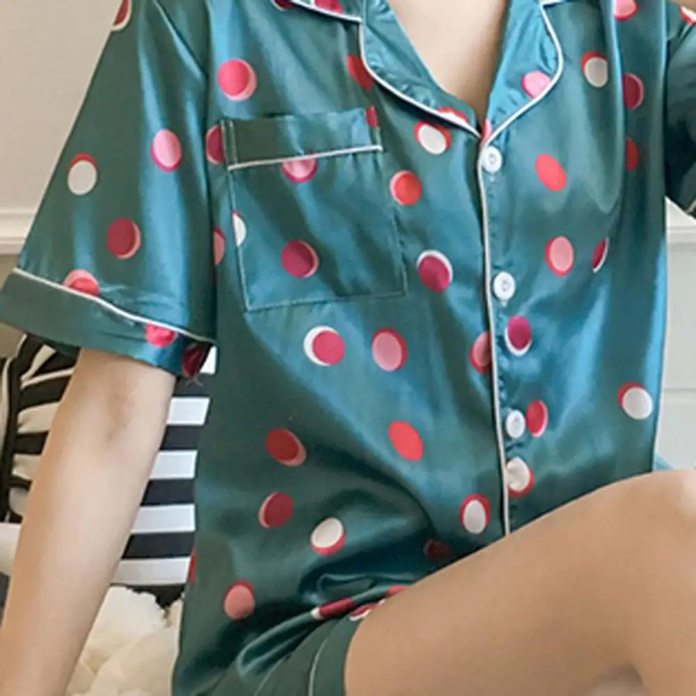 2 шт осенние женские пижамы из искусственного шелка и сатина пижамный комплект с
