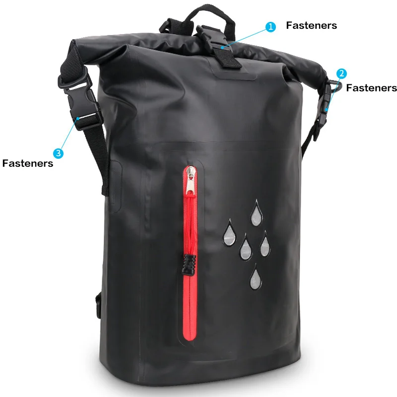 PVC Drifting Bag Multifunctional Waterproof Bag  Male and Female Shoulder Outdoor Backpack Lightweight Drifting Beach Bag X414A