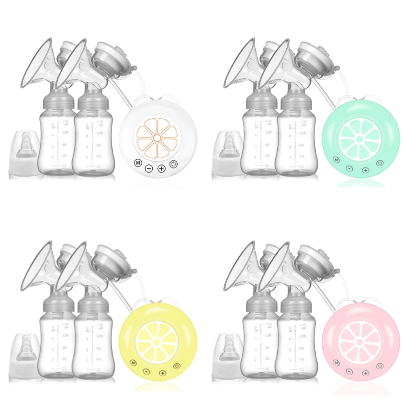 

Electric Breast Pump, Portable & Rechargeable, Battery Operated Double Silicone 634F