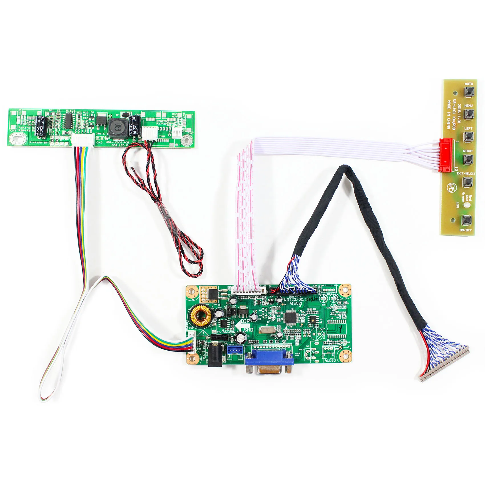 

VGA LCD Controller Board RT2270C For 19inch G190ETN01.1 1280X1024 LCD Screen