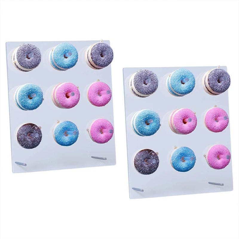 

Акриловая подставка для пончиков, прозрачный держатель для мешков, стойка для торта на день рождения, для свадьбы, дня рождения, вечеринки, ...