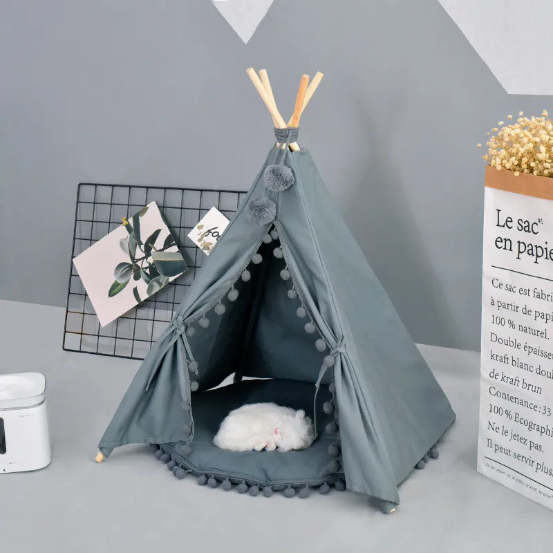 

Creative dog cat tent bed removable cozy house for puppy dogs cat small animals home products pet supplies foldable pet tents