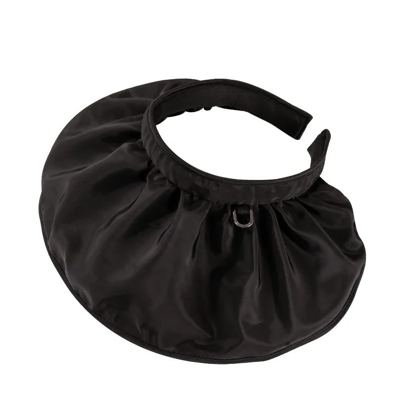 

2021 South Korea dongdamen new shell top hat outdoor sunscreen and sunshade folding hairband sun hat