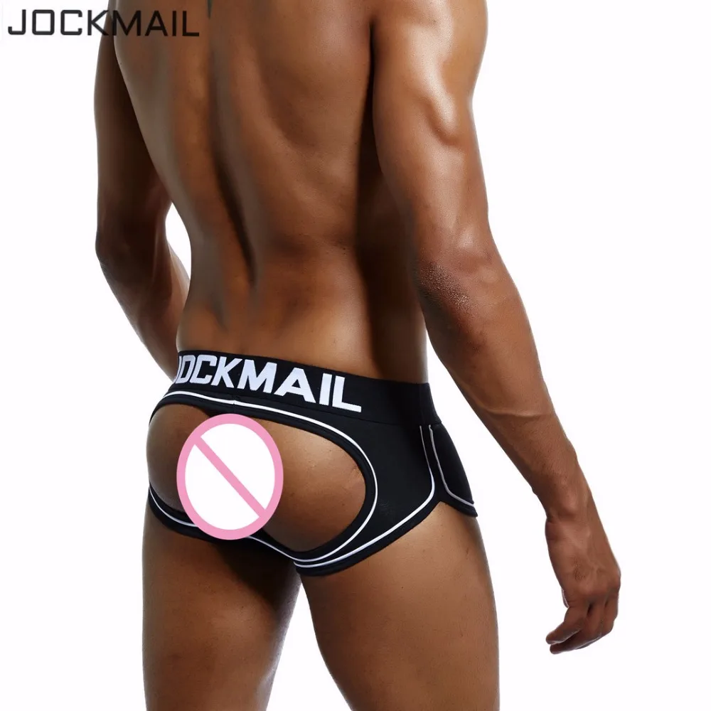 Трусы боксеры JOCKMAIL мужские с открытой спиной Брендовое нижнее белье пикантные