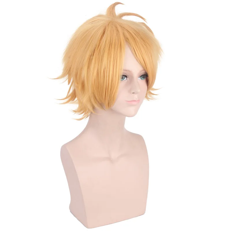 My Boku no Hero academic Kaminari Denki короткий красный термостойкий косплей костюм парик + шапка