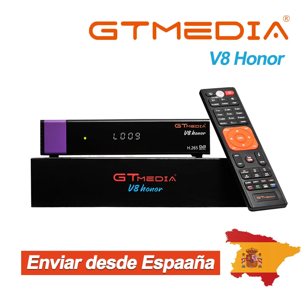 

GTmedia V8 Honor DVB-S2ï¼ˆFULL HD 1080Pï¼‰Satellite Receiver Built In Wifi H.265 No App Included Support Youtube Youporn Set TV BOX