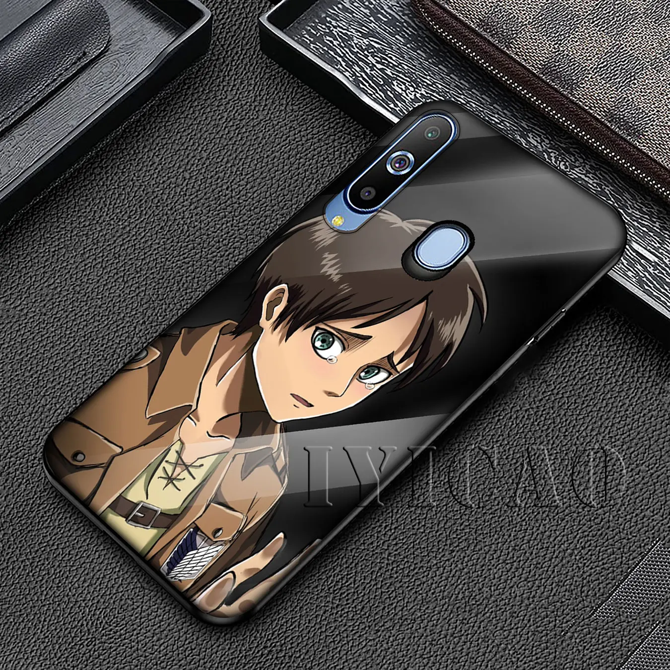 Мягкий силиконовый чехол IYICAO Attack on Titan Anime Eren Jaeger для Samsung Galaxy A70 A60 A50 A40 A30 A20 A10 M10 M20 M30