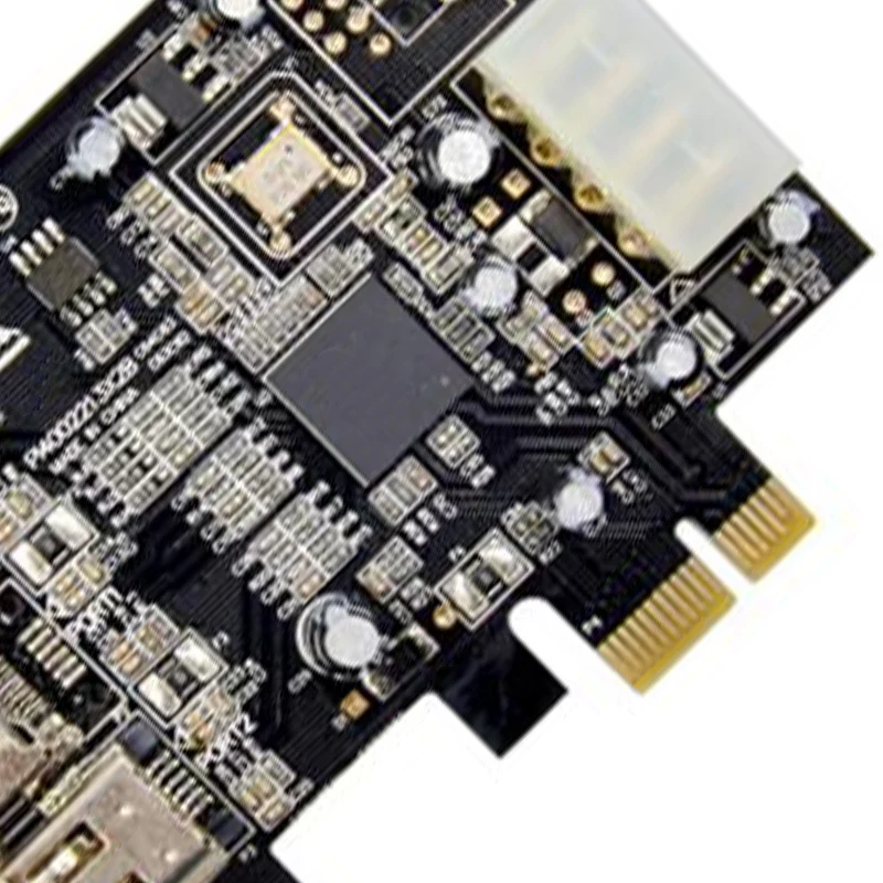 PCI Express 3-портовая Плата расширения видеозахвата Firewire XIO2213AZAY чипсет 1394B 1394A PCIe 1 X1