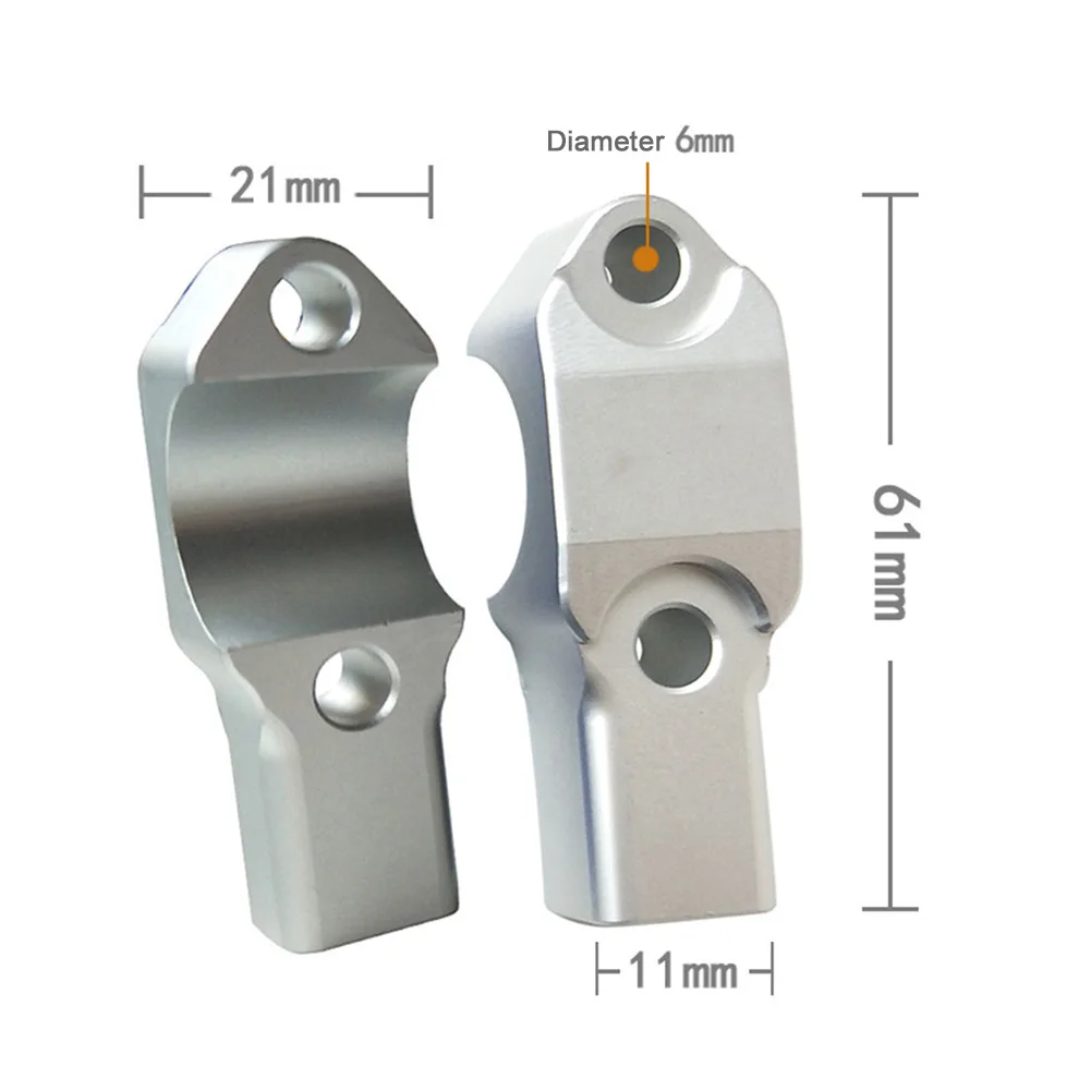 Универсальный 22 мм руль мотоцикла главный тормозной цилиндр зеркальные зажимы M10