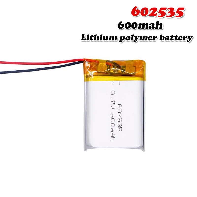 Литий полимерный литий ионный аккумулятор 600 мАч 3 7 В 602535 062535 для GPS MP3 MP4