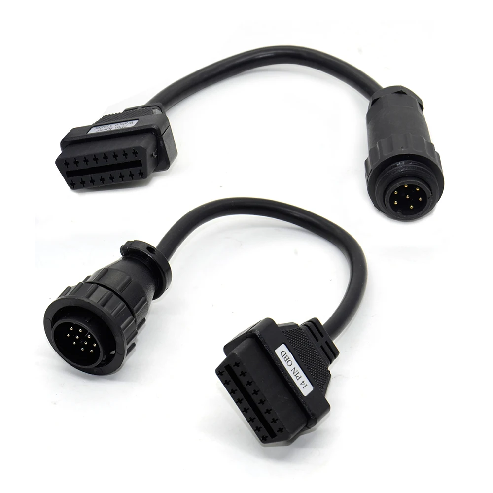 

Hot Sale Truck Cables Pro OBD2 OBDII car cable Trucks Diagnostic tool connect cable 8 PCS Trucks Cables