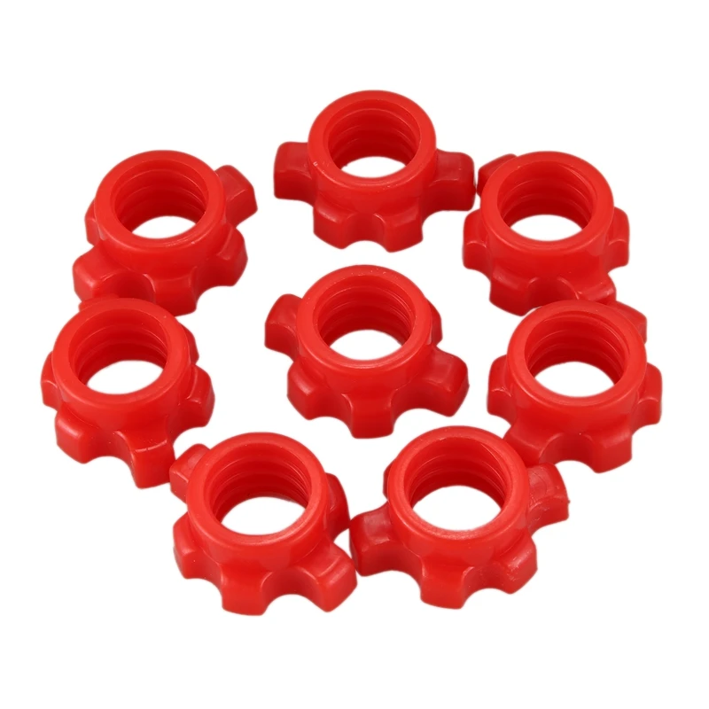 Супер sell 8PCS гайка для гантелей ошейники штанги аксессуары спортивных