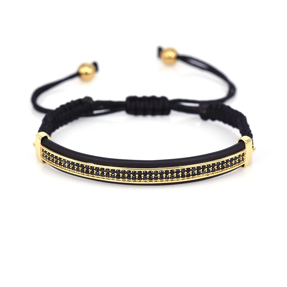 Женский Классический плетеный браслет ручной работы золотистый мужской в стиле