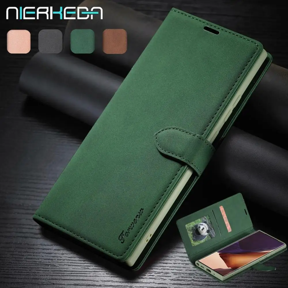 Кожаный чехол книжка для Samsung Galaxy Note 10 20 S21 S20 FE S10 S9 S8 Plus A52 A72 A32 A01 A11 A21s A31 A41 A51