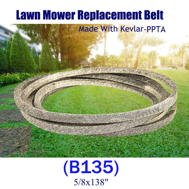 

Deck Belt 54 Mower Deck 5/8x138 Make with Kevlar Mower Belt Dry Cloth 954-0642 For C/ub Cadet Aramid Fiber Make With Kevlar