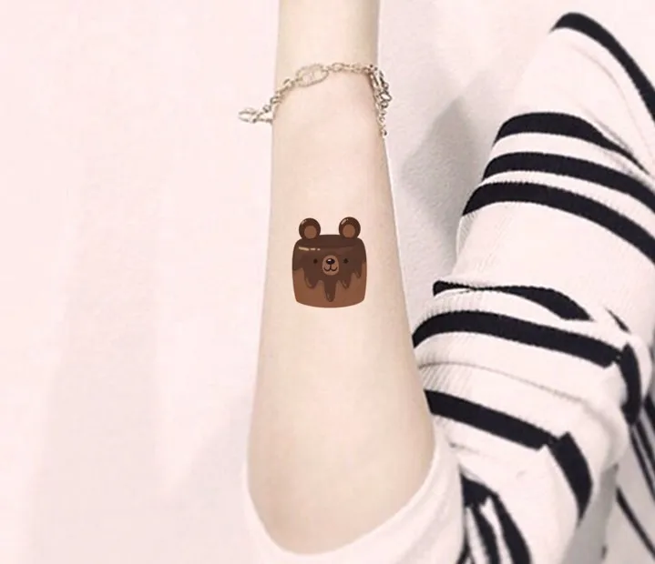 10 шт каваи торт испечь дизайн ногтей Вода Наклейка на тело наклейка для искусство