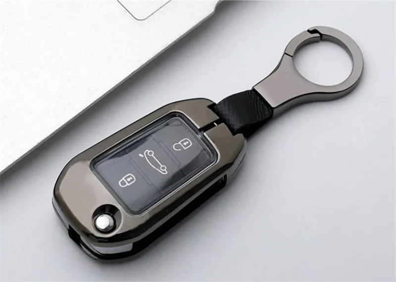 For Citroen C5 AIRCROSS 2017-2021 Zinc alloy Car key Protective shell Anti-scratch protection decoration styling | Автомобили и