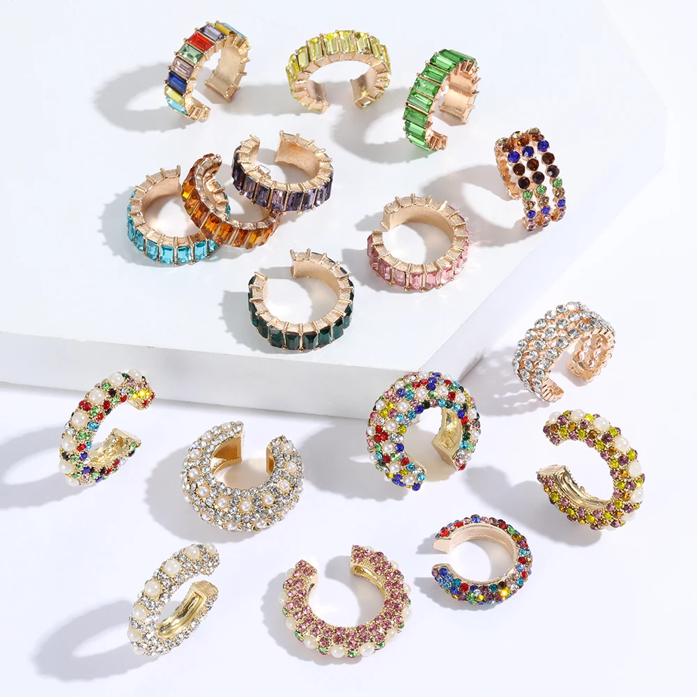 1 шт не пирсинг серьги с кубическим цирконием круг для ушей женщин маленький C