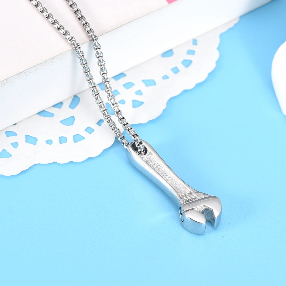 Ключ для кремации ювелирные изделия папы урна ожерелье из нержавеющей стали 316L