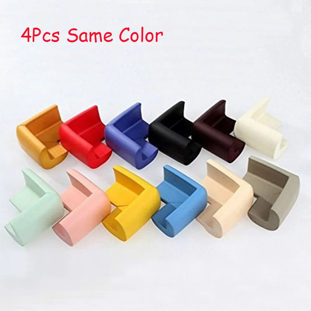 4 шт./лот защита на углы стола для безопасности ребенка углов детей|Бамперы края и