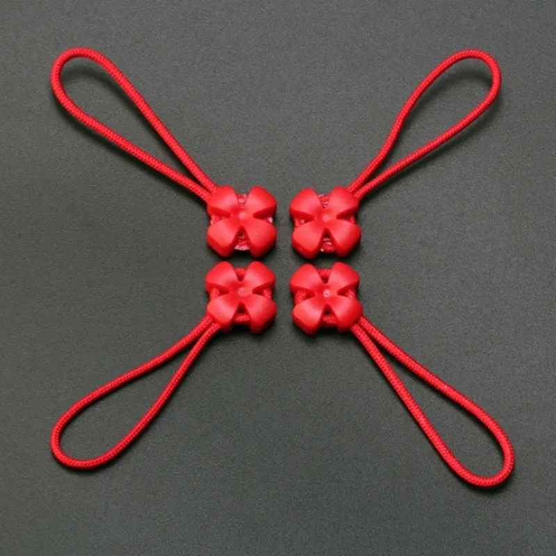 6 шт цвет молния тянуть шнур концы DIY сумка чемодан одежда рюкзак аксессуары