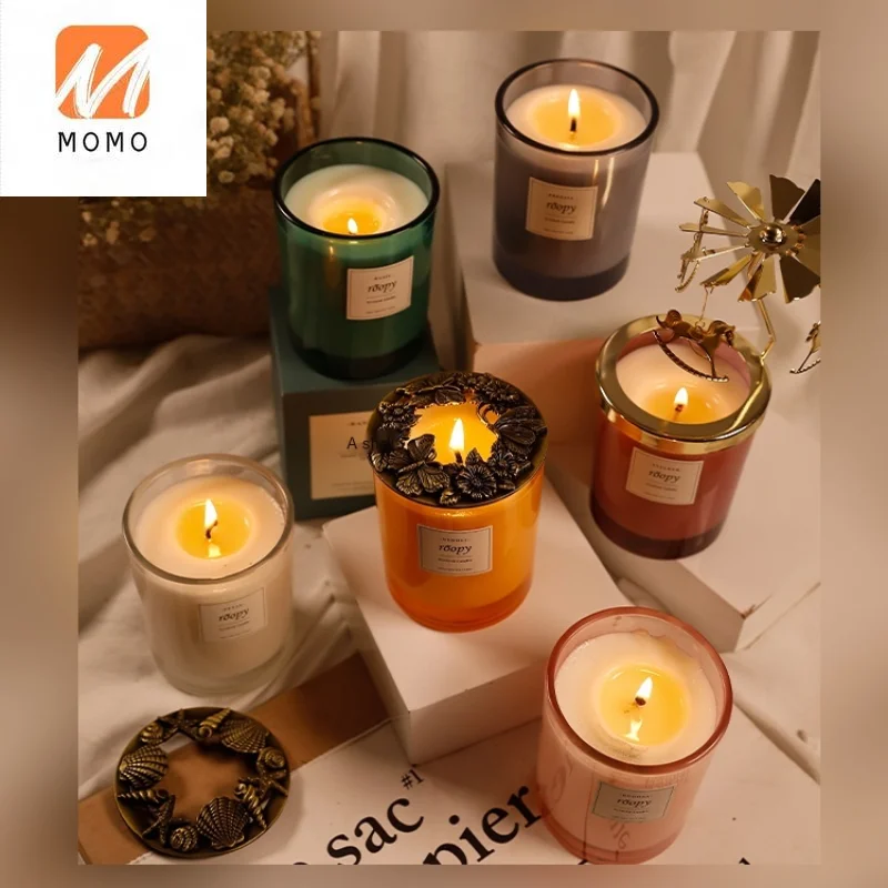 

Aromatherapy Candle Soothing and Sleeping Aid Incense Fragrance Supplies Gift Bedroom Smoke-Free Moisturizing Aroma therapy