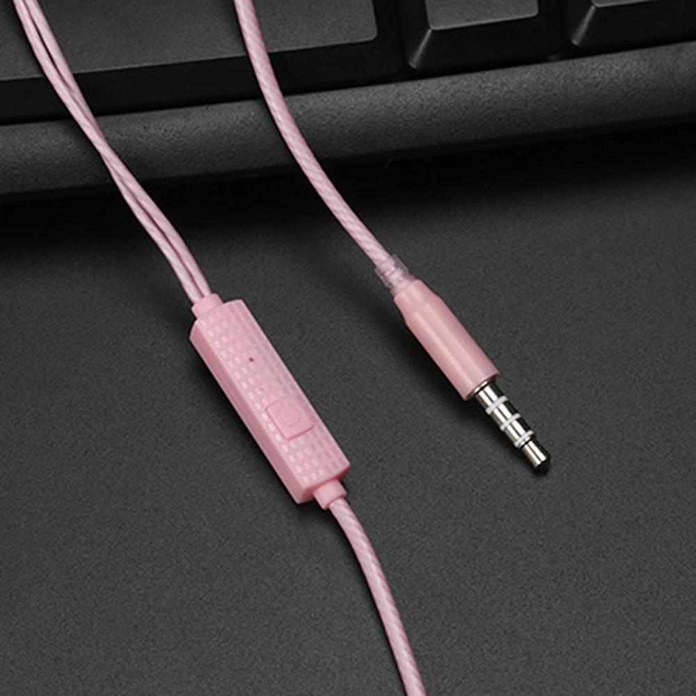 

100 pcs Kin K18 Universal 3.5mm Wired Headset stereo earphone in-ear bass for mobile phone/copmputer Earbuds Headphones With Mic
