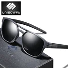Мужские солнцезащитные очки для коррекции близорукости, поляризационные квадратные очки с оправой из пластика TR90, UV400