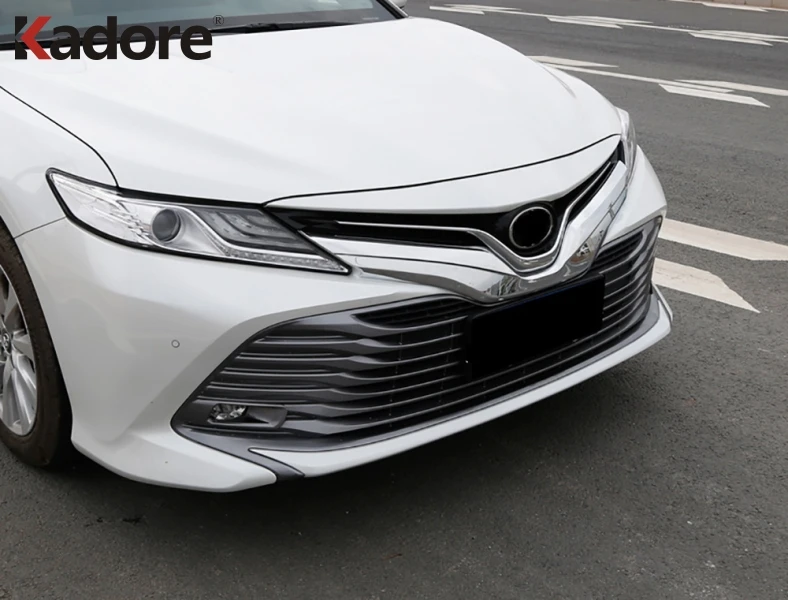Для Toyota Camry LE XLE ABS Хромированная передняя решетка гриль обрамление чехла капота внешние украшения аксессуары