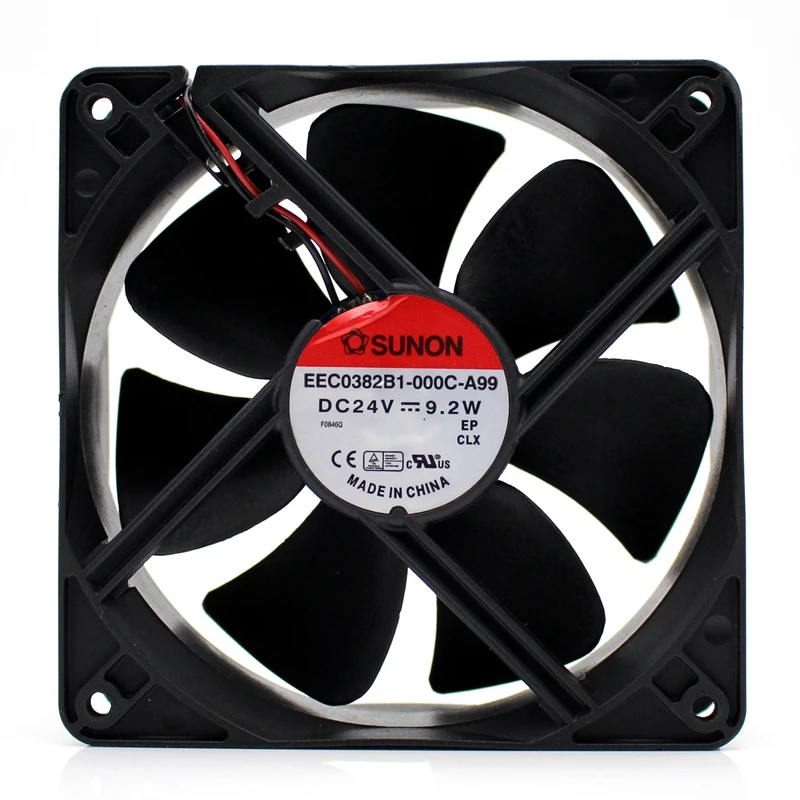 Для Sunon EEC0382B1 000C A99 12038 24V охлаждающий вентилятор шасси 9 2 W|Кулеры и системы