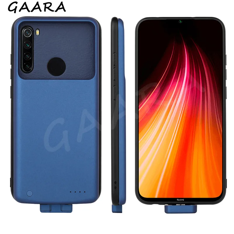7000 мАч тонкая батарея чехол для Xiaomi Redmi Note 8 магнитный беспроводной внешний резервный чехол Redmi Note 8 Pro твердый блок питания