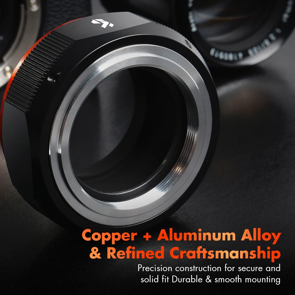 Адаптер крепления объектива K & F Concept M42 к Fuji X для винтового беззеркальным