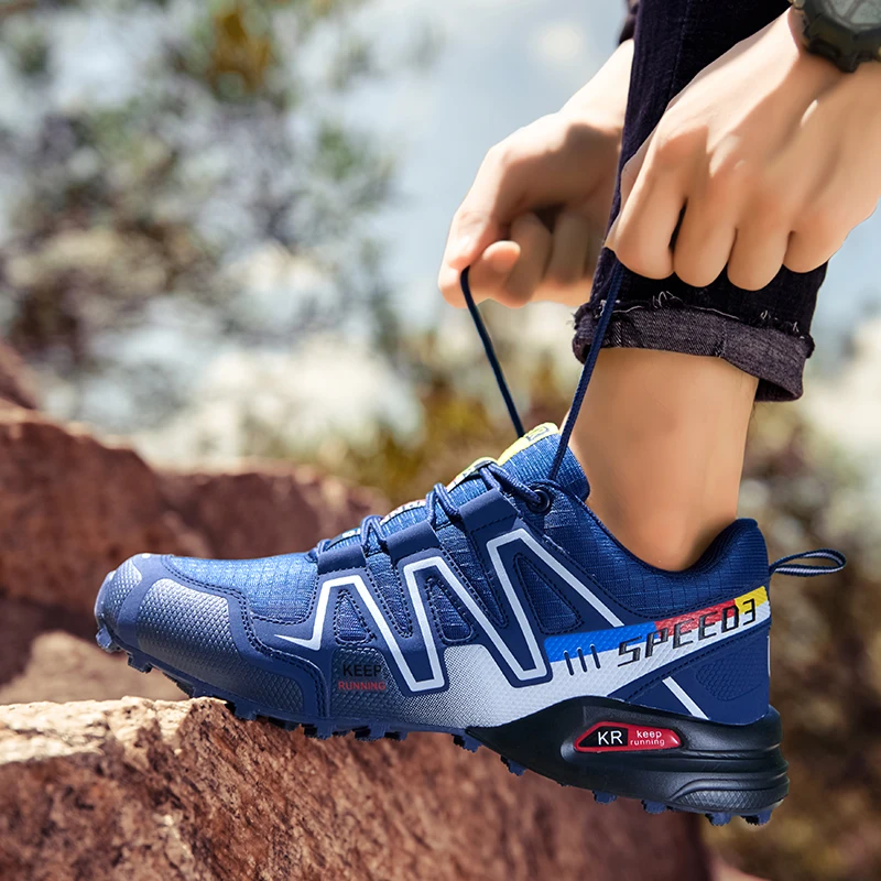 

Running Shoes Leisure Mountain Bike Shoes Cross-country Hiking Shoes Lightweight Hiking SportsShoes Mens Outdoor Cycling Shoes