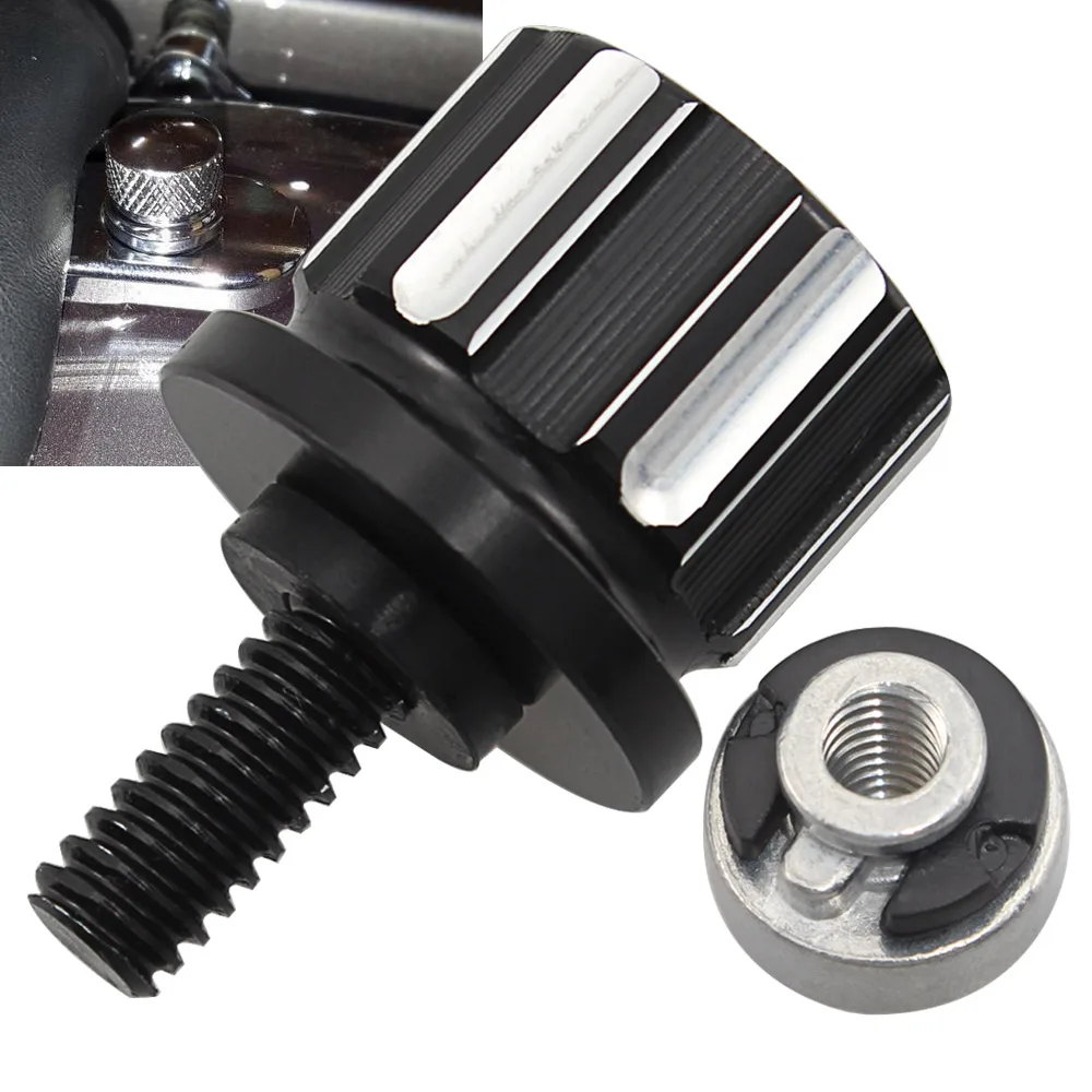 

Motorcycle Rear Fender Seat Bolt Seat Nut Kits Fit For Harley Sportster Dyna Fatboy Road King Softail 1996-UP