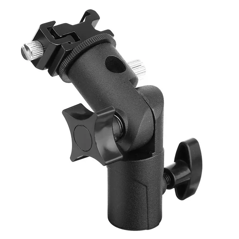 2 шт Камера флэш-крепление для вспышки Speedlite Поворотный Светильник Подставка