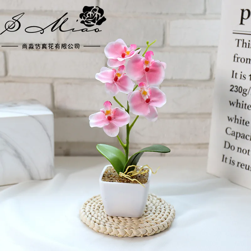 5 головок Бабочка Орхидея искусственный цветок декор для спальни искусственные