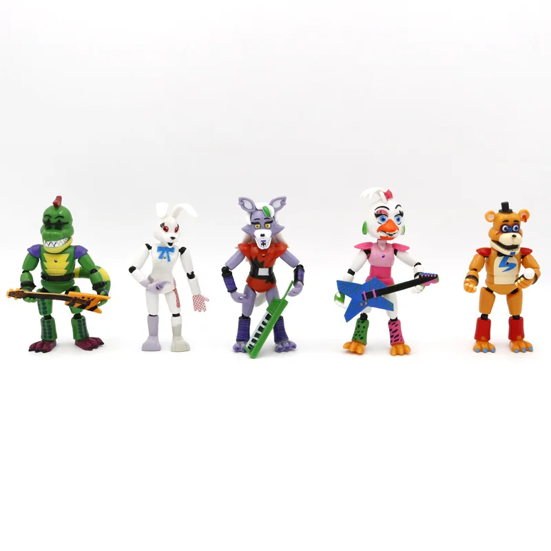 Экшн-фигурки FNAF пять ночей у Фредди ПВХ игрушечные модели кошмарный модель Funtime